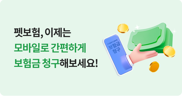펫보험, 이제는 모바일로 간편하게 보험금 청구해보세요!